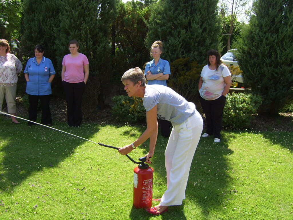 Fire safety training for staff in Rutland