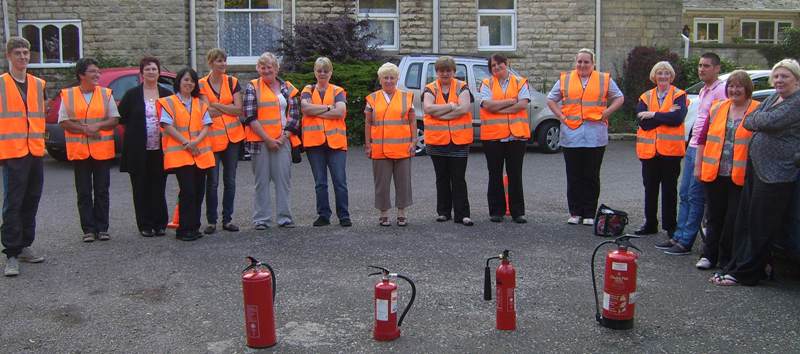 Fire Extinguisher Training - Welbourne, Lincoln